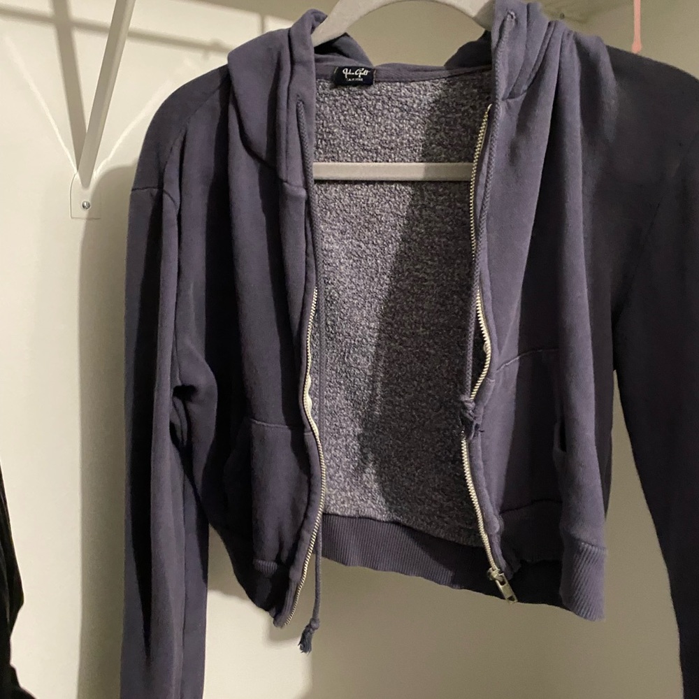 Brandy John galt cropped zip up